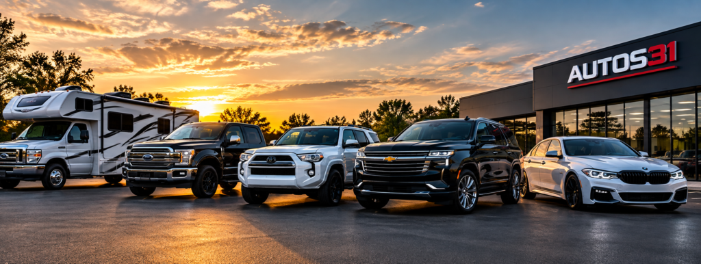 Used cars for sale at AUTOS31 - Cars, trucks, SUVs and RVs